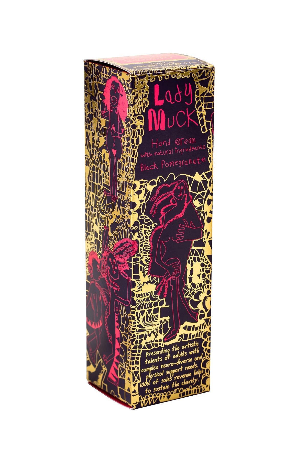 Arthouse Unlimited Lady Muck Design Hand Cream With Black Pomegranate