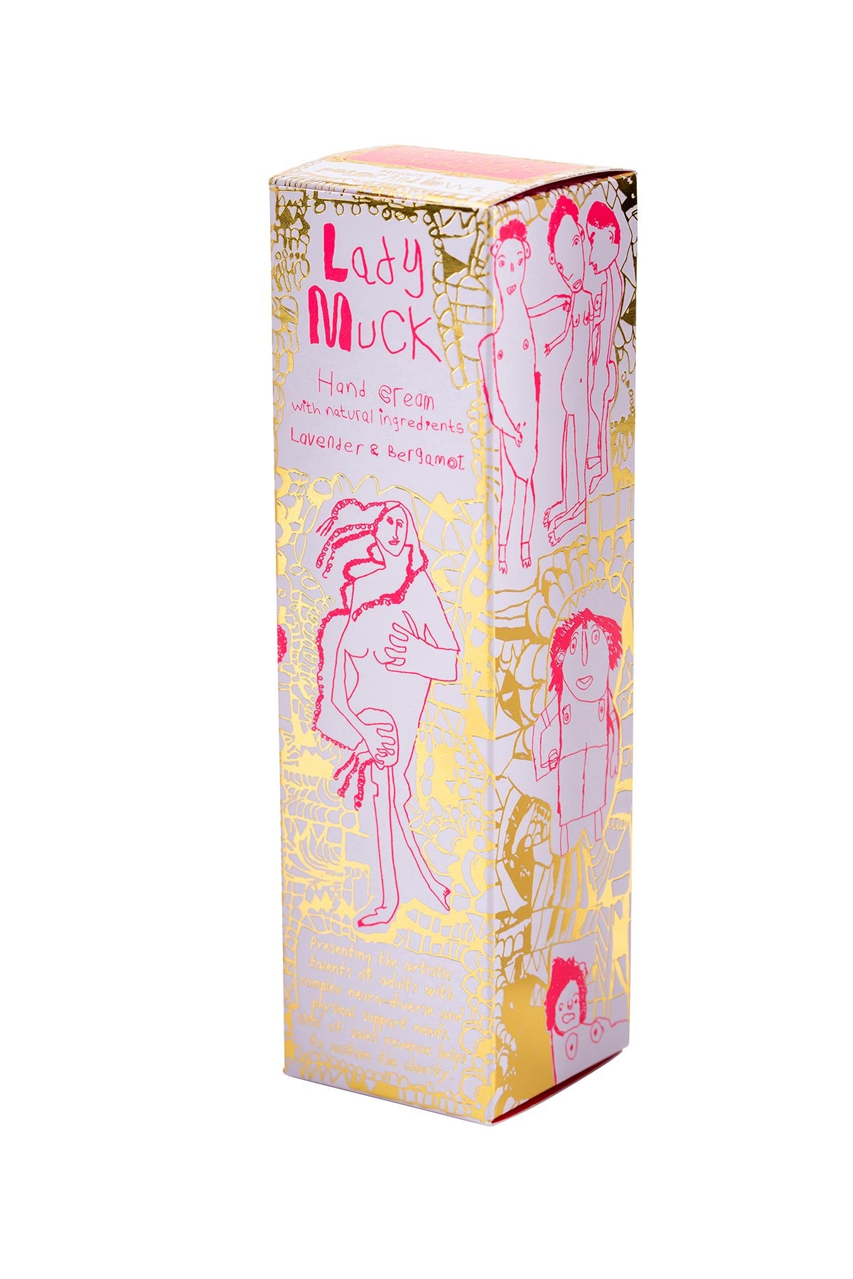 Arthouse Unlimited Lady Muck Design Hand Cream With Lavender + Bergamot