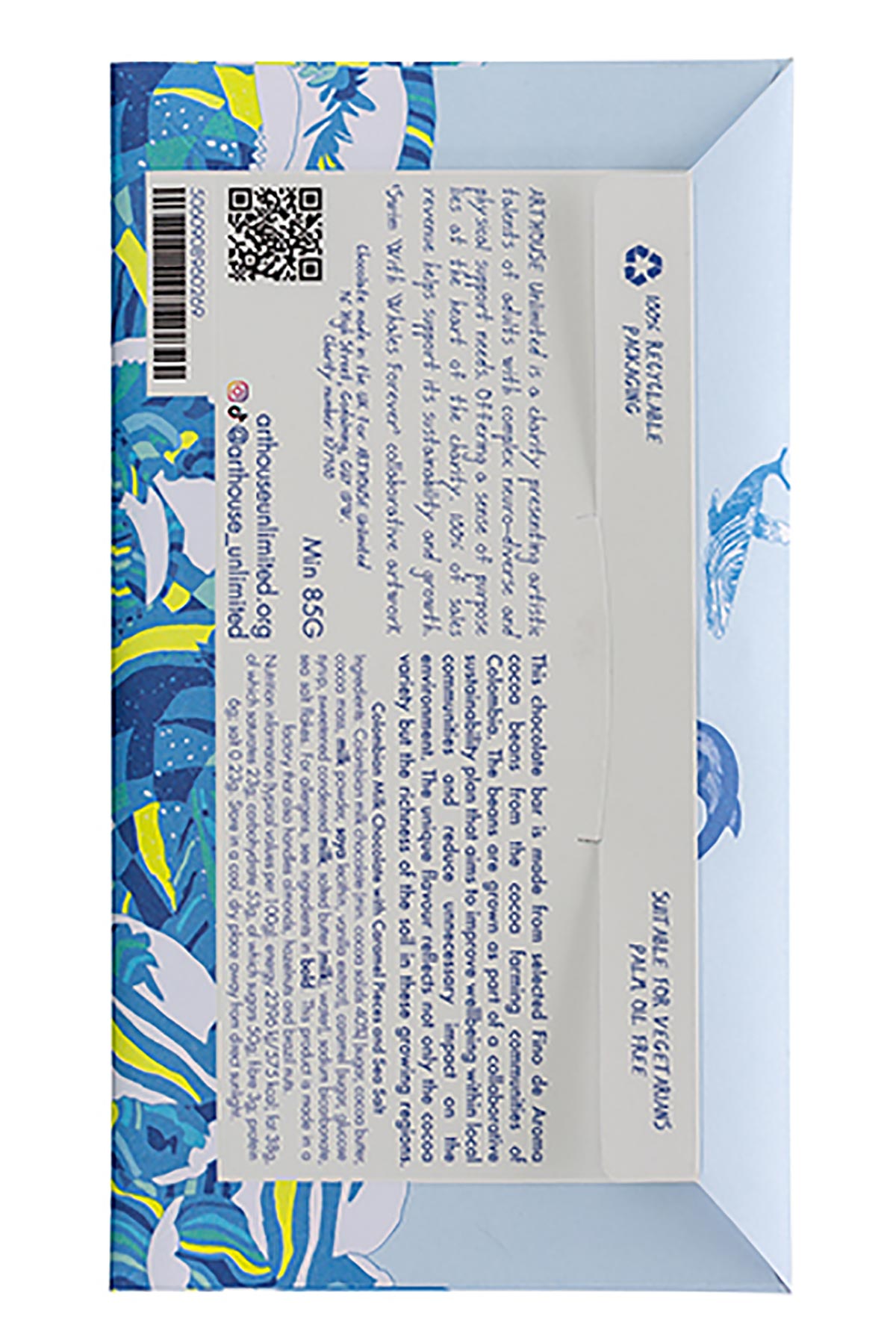 Arthouse Unlimited Swim With Whales Milk Chocolate With Caramel And Sea Salt