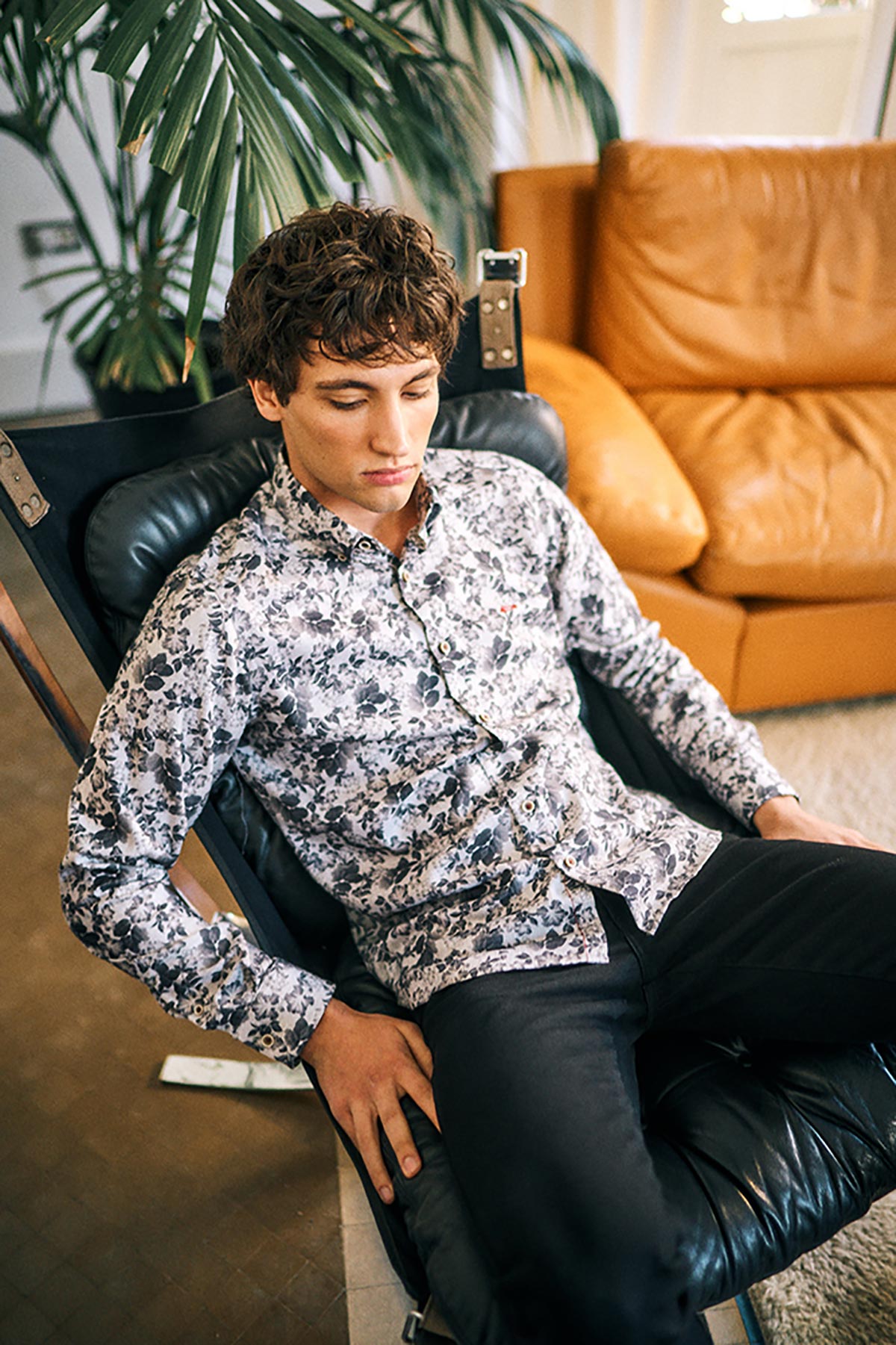 Dario Beltran Soul Foncea Long Sleeve Viscose Shirt