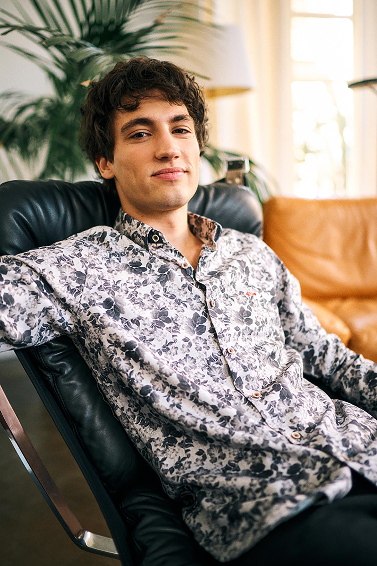 Dario Beltran Soul Foncea Long Sleeve Viscose Shirt