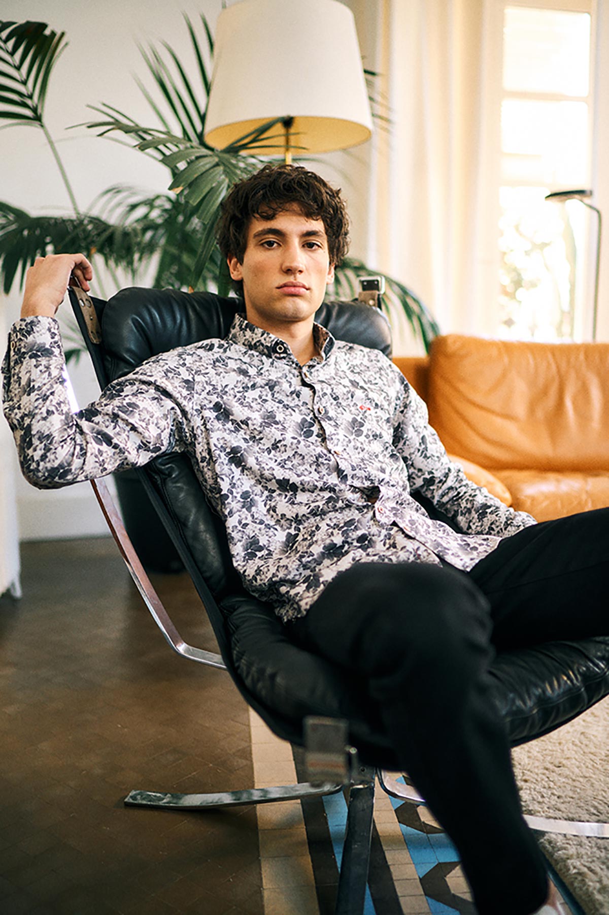 Dario Beltran Soul Foncea Long Sleeve Viscose Shirt