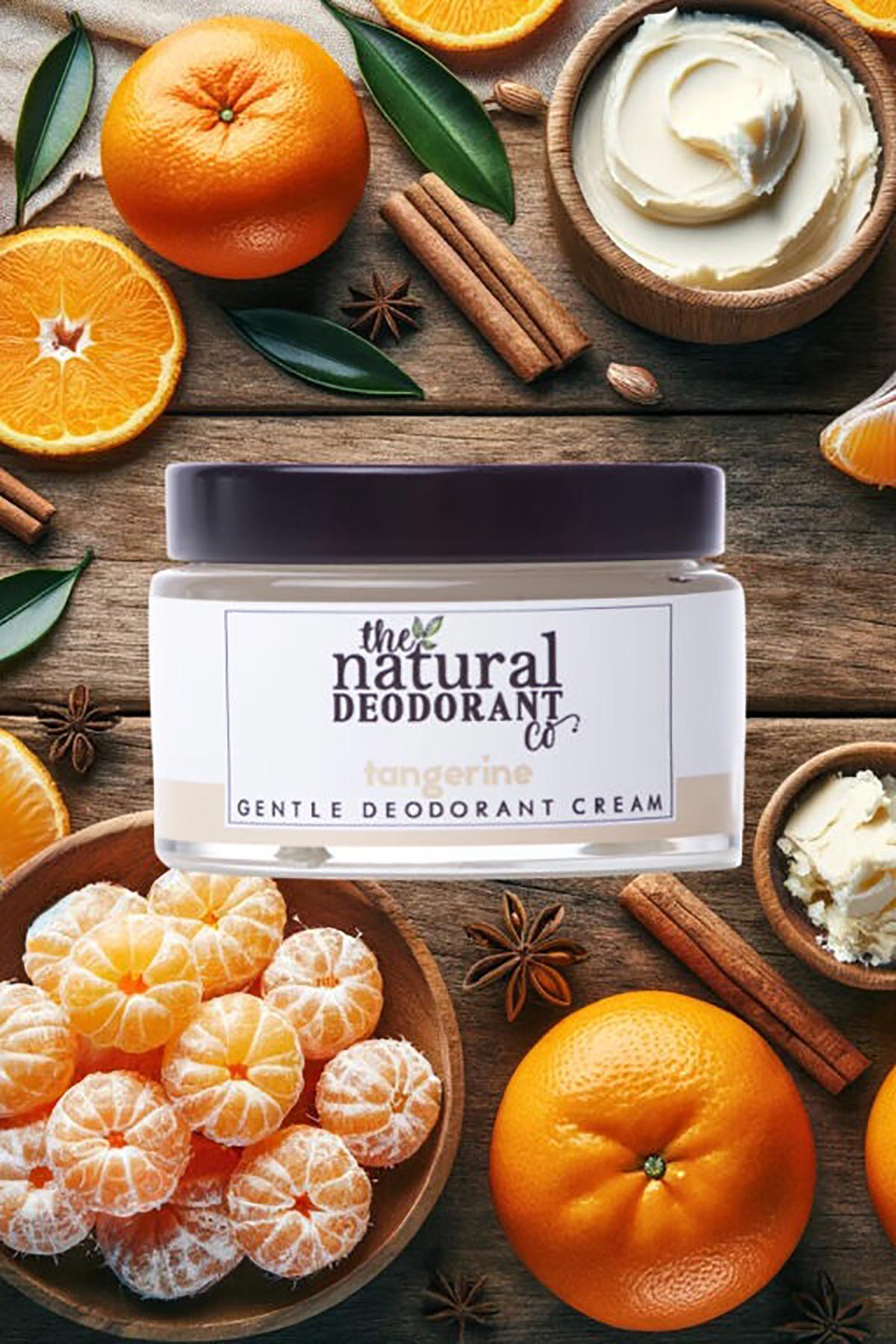 The Natural Deodorant Co. Gentle Deodorant Cream Tangerine