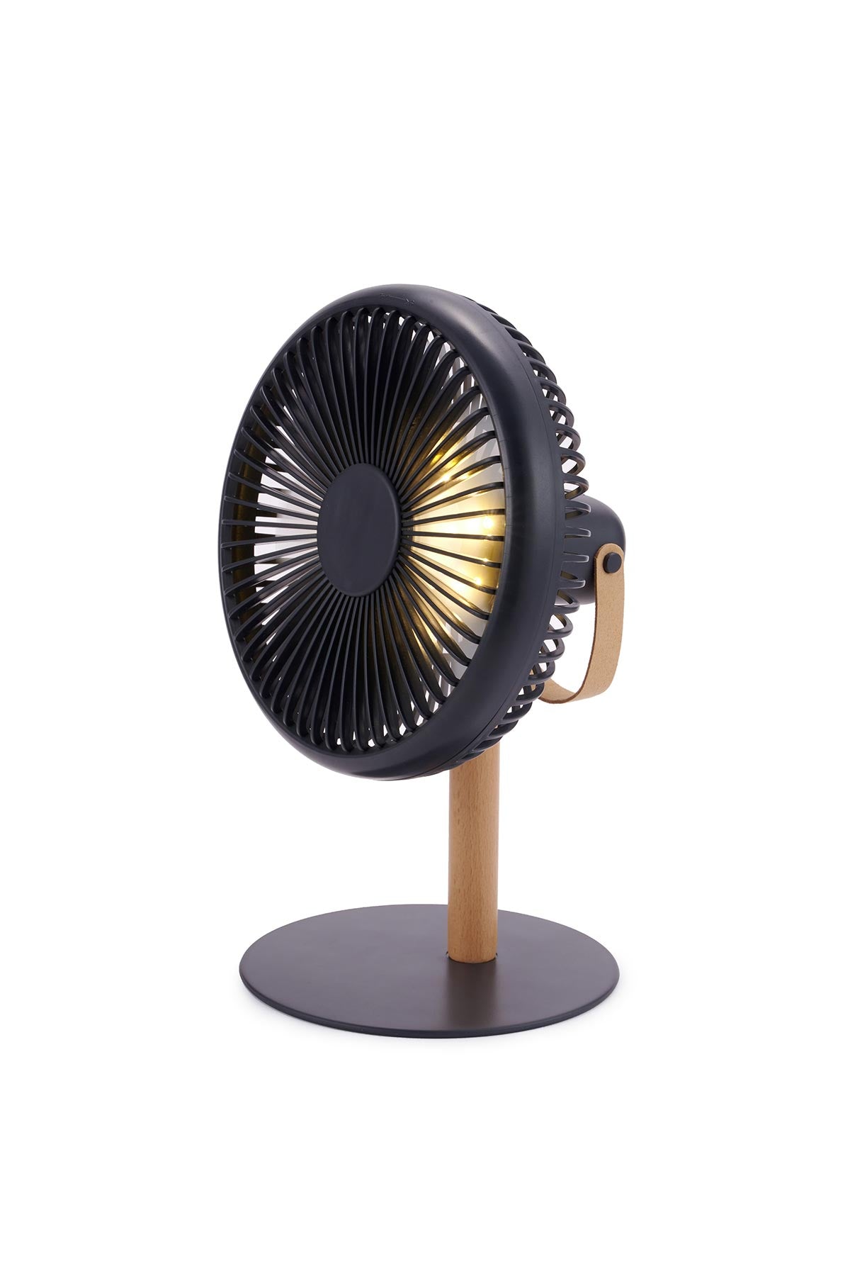 Gingko Design Beyond Portable & Detachable Desk Fan + Light In Grey