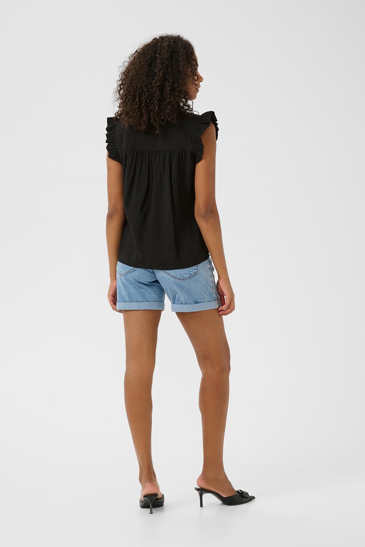 Kaffe KAliany Blouse In Black