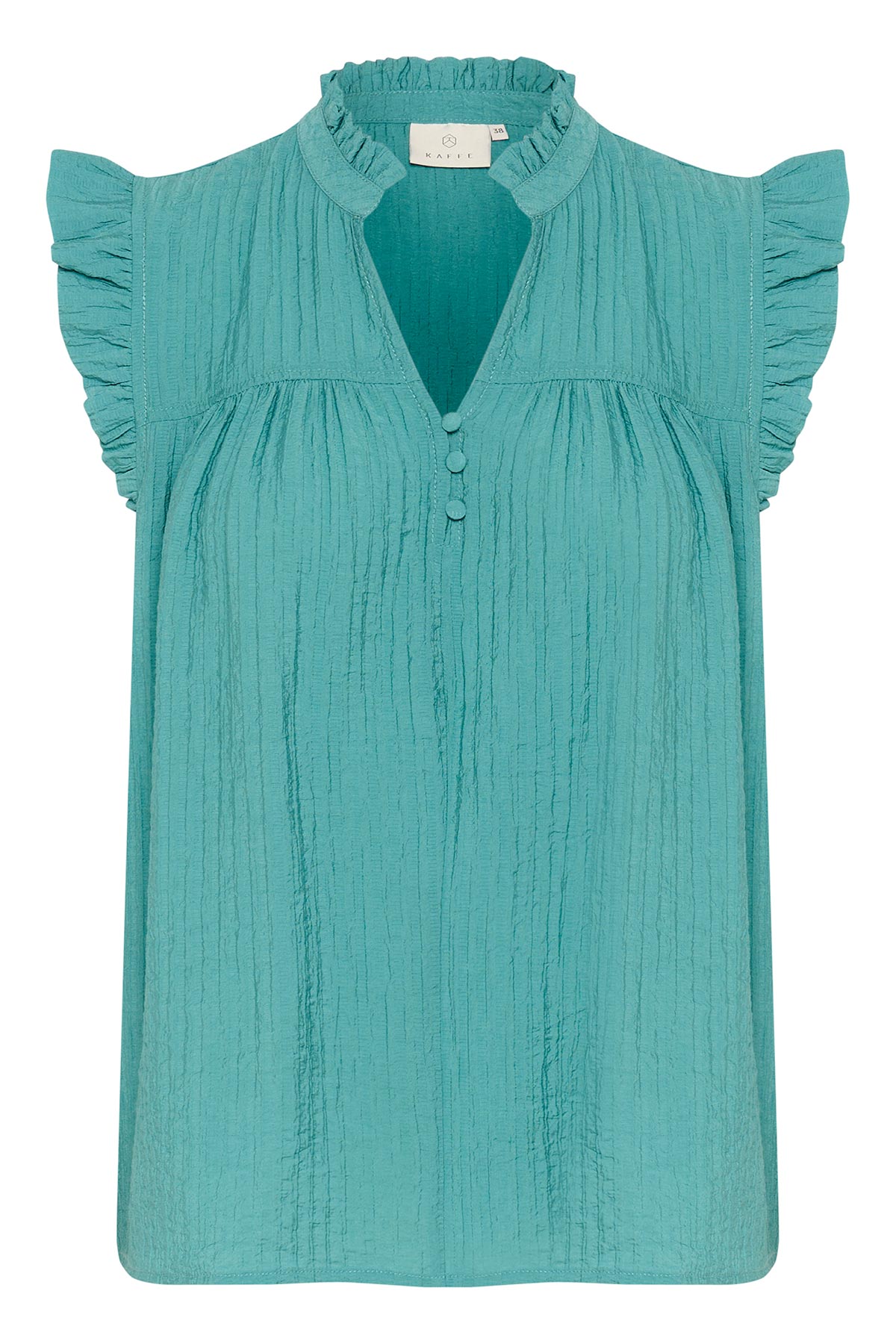 Kaffe KAliany Blouse In Teal