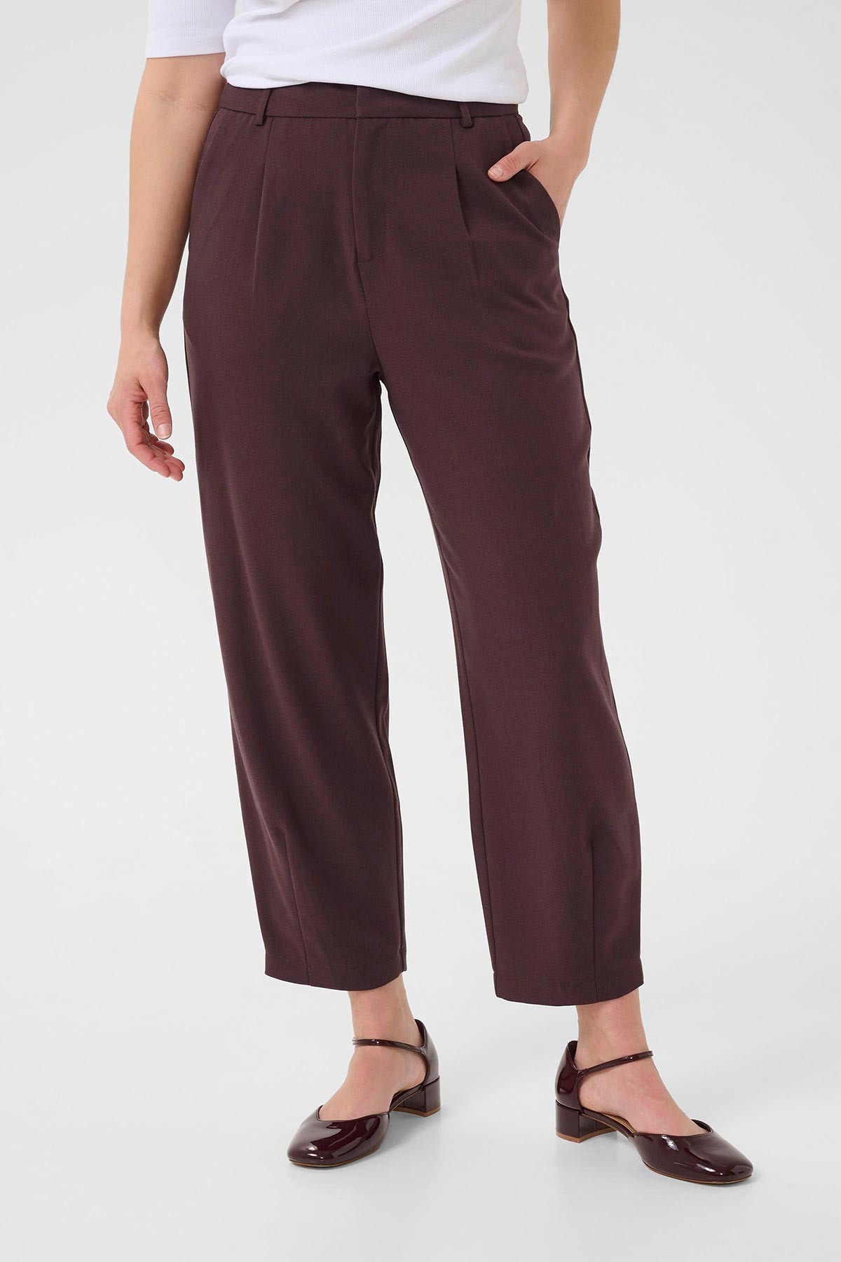 Kaffe KAmerle Trousers In Fudge