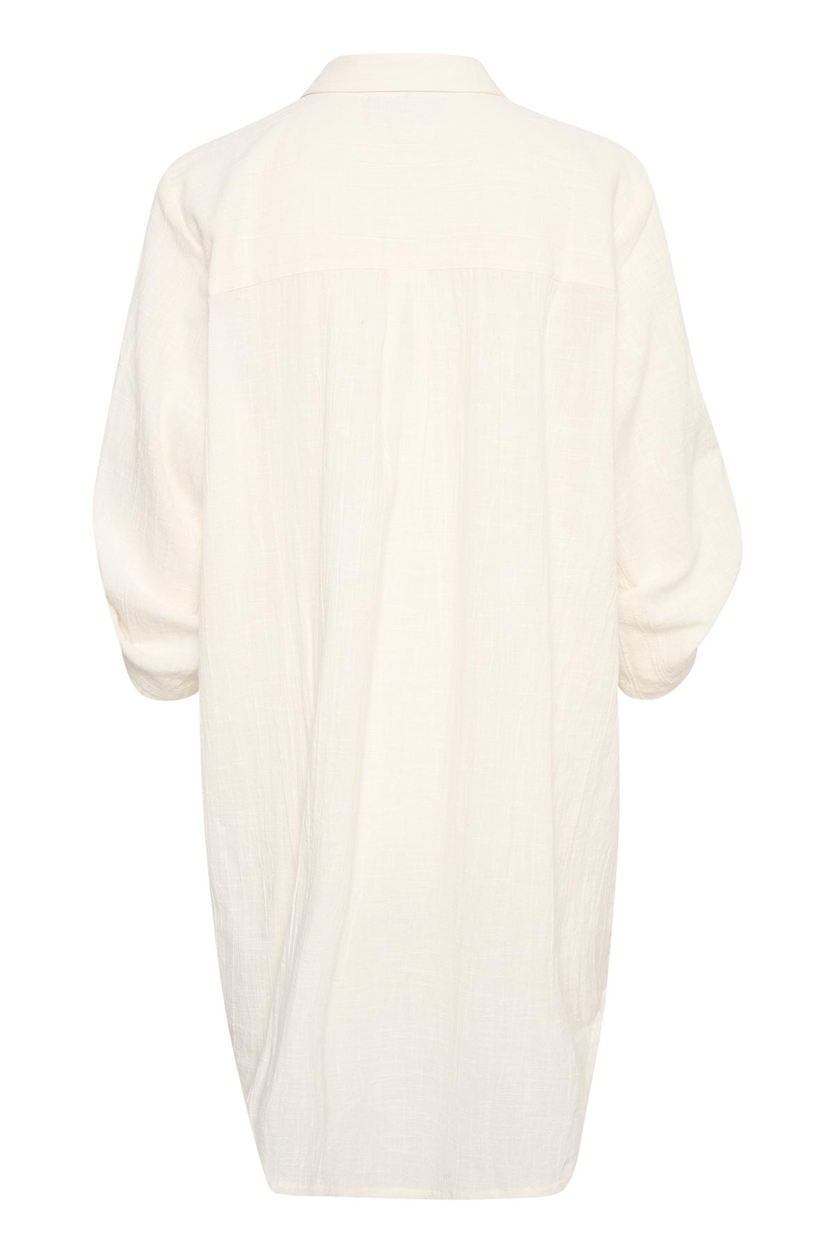 Kaffe KApauline Shirt Dress In Chalk