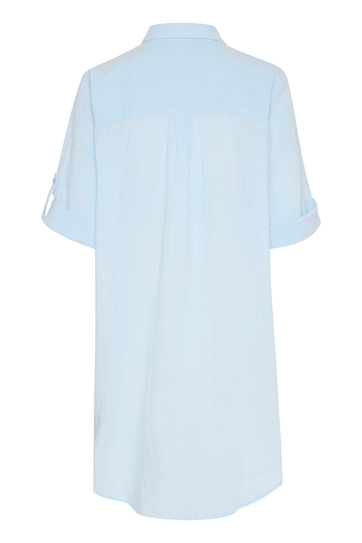 Kaffe KApauline Shirt Dress In Nantucket Breeze