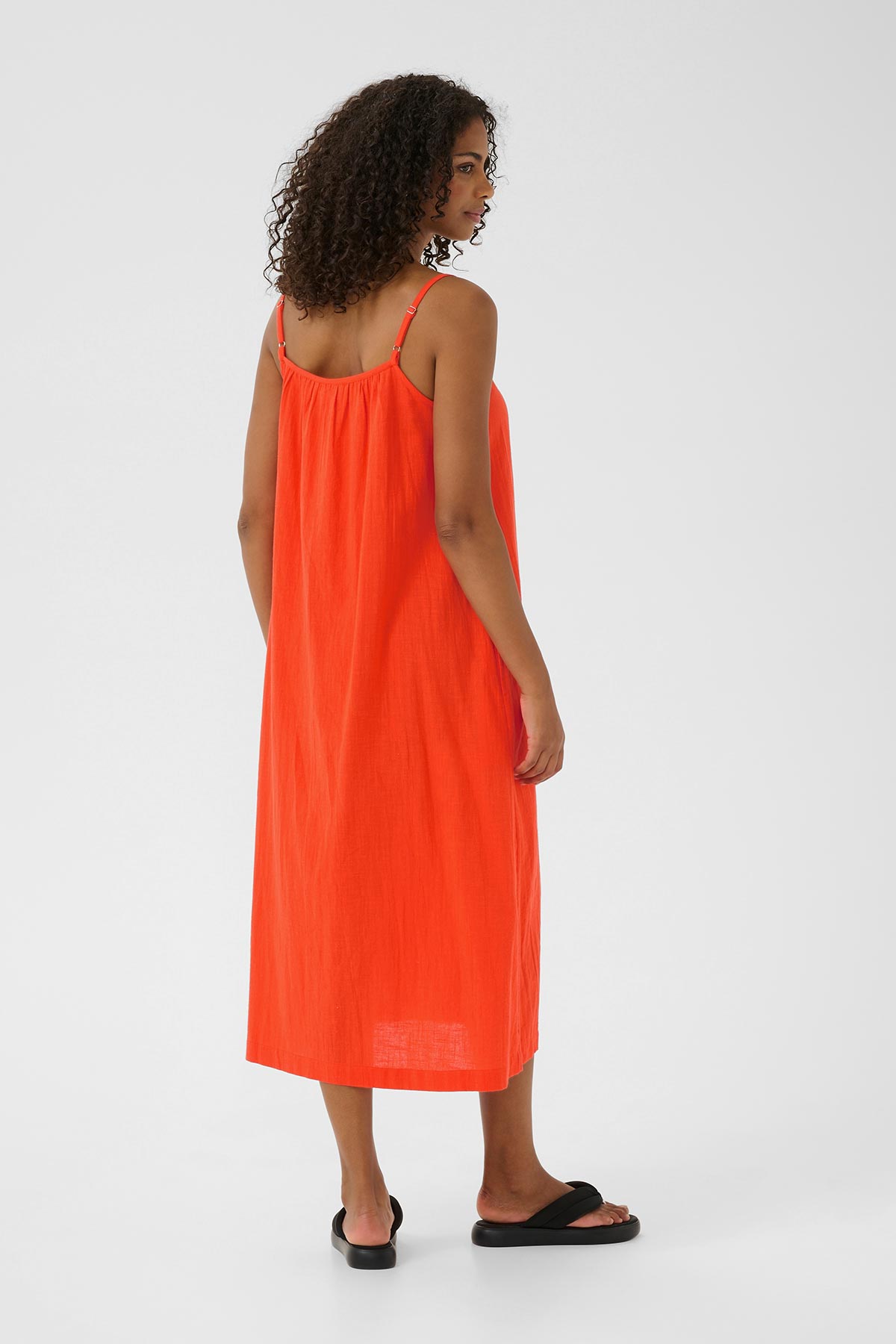 Kaffe KApauline Strap Dress In Grenadine