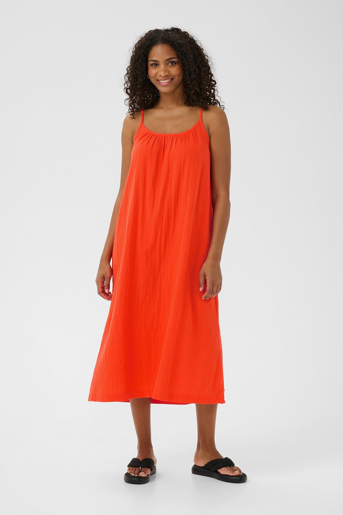 Kaffe KApauline Strap Dress In Grenadine