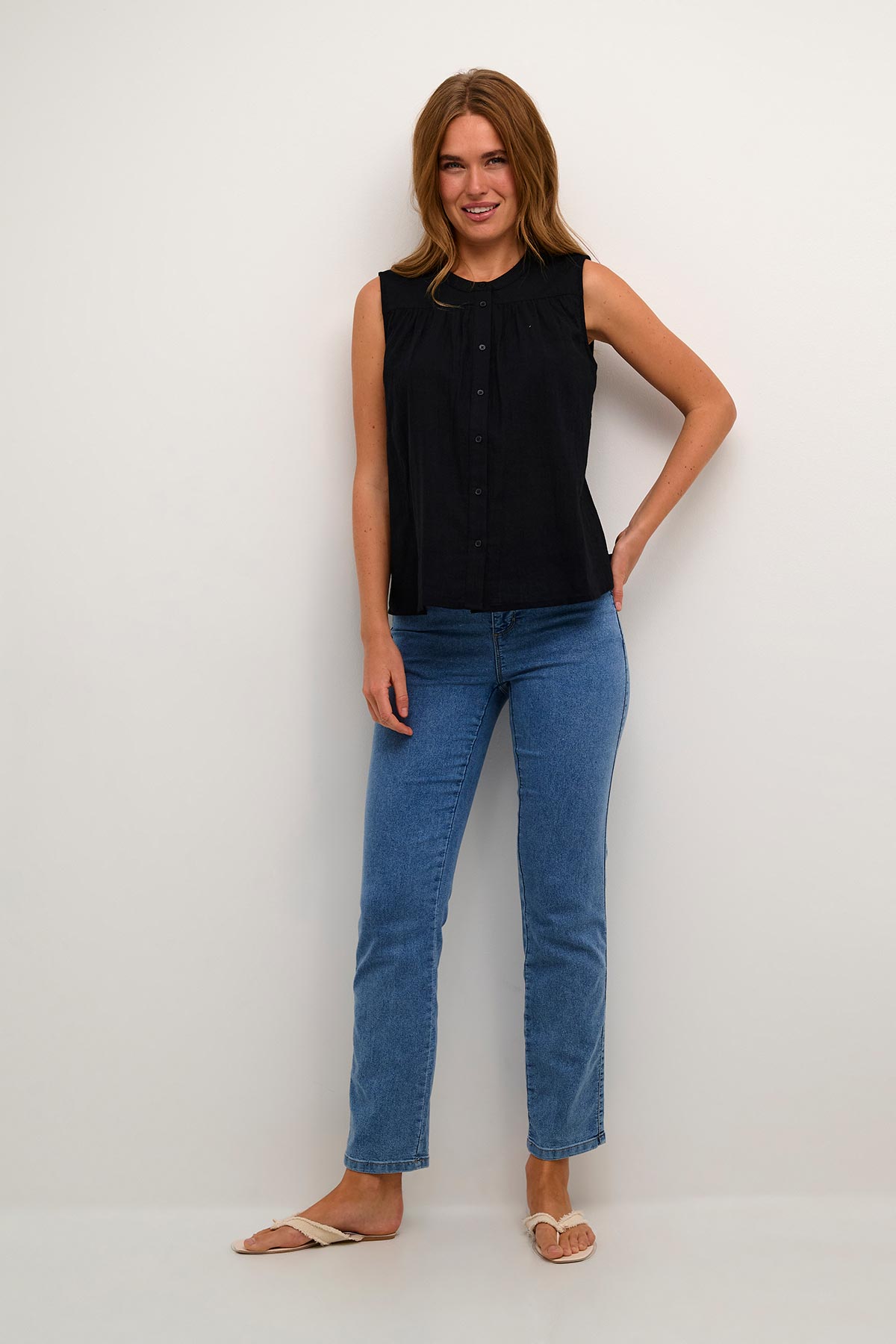 Kaffe KApauline Top In Black
