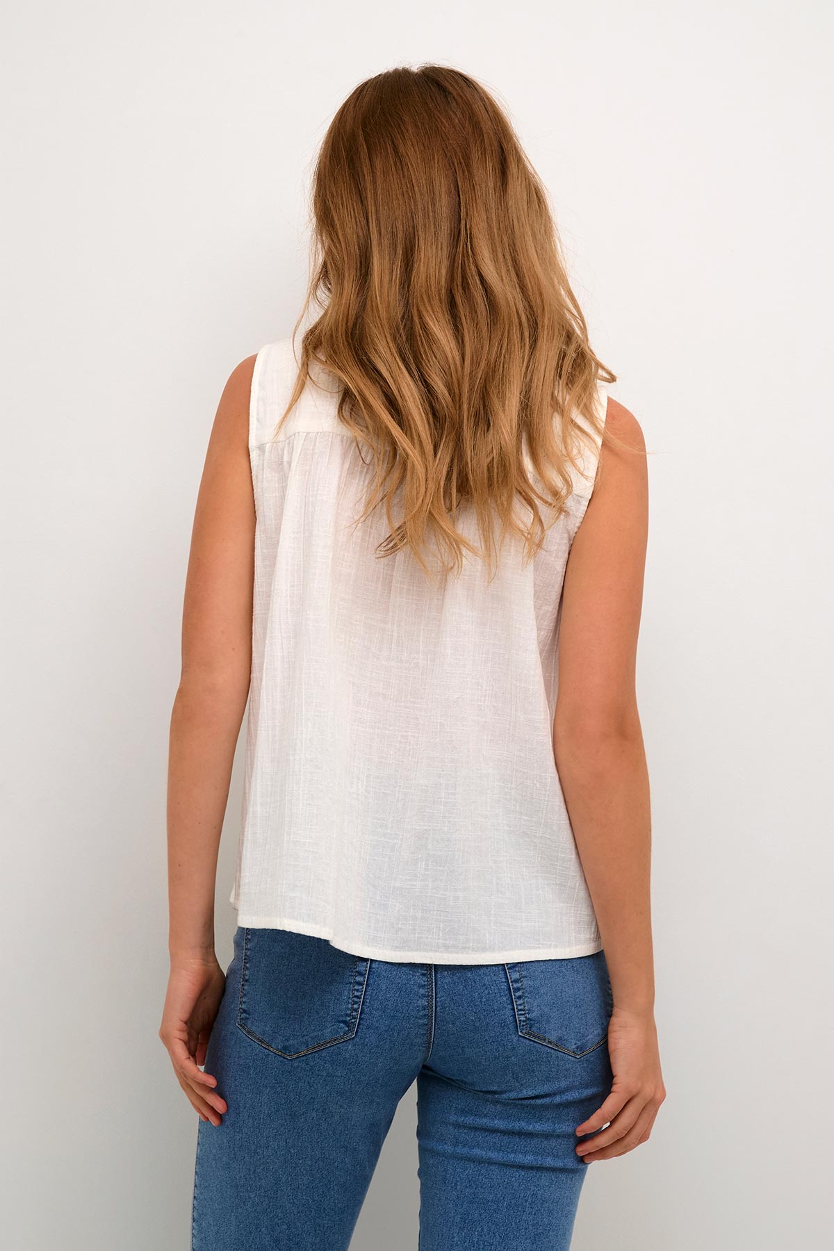 Kaffe KApauline Top In Chalk