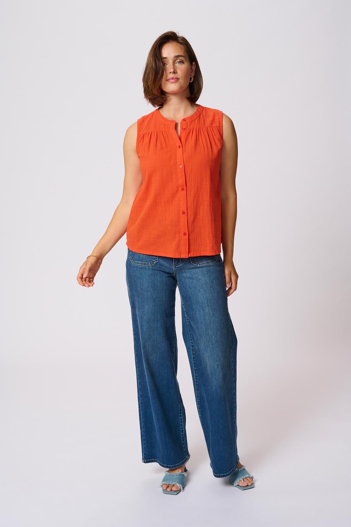 Kaffe KApauline Top In Grenadine