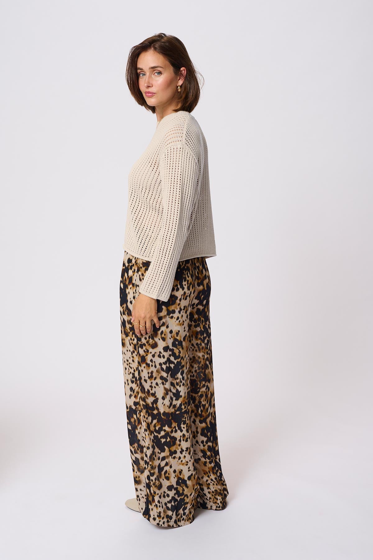 Kaffe KAsolar Pullover In Feather Gray