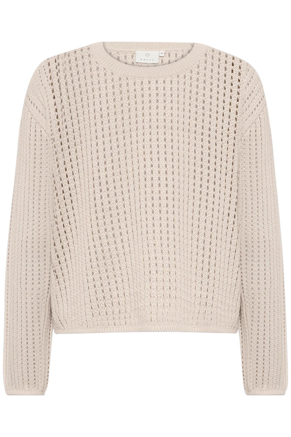 Kaffe KAsolar Pullover In Feather Gray