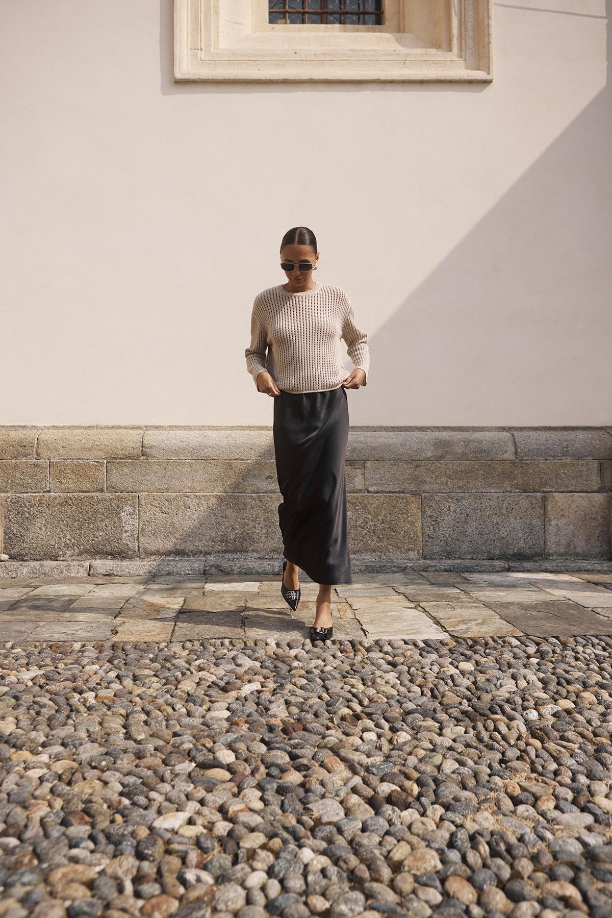Kaffe KAsolar Pullover In Feather Gray