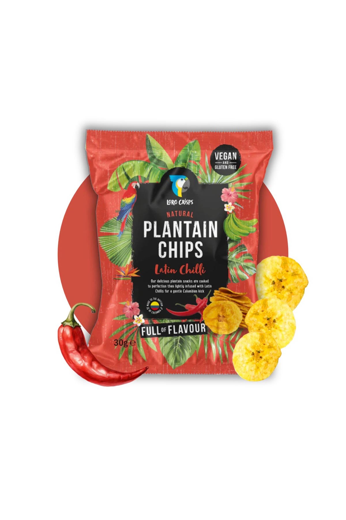 Loro Crisps Latin Chilli Plantain Crisps