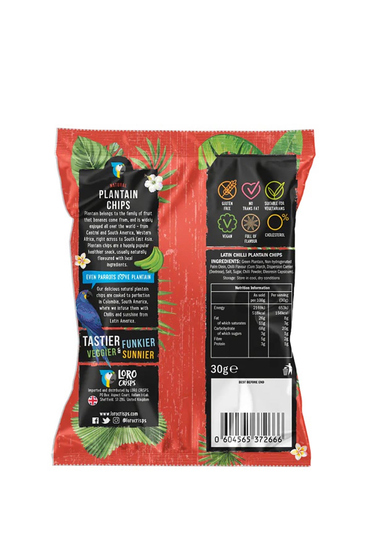 Loro Crisps Latin Chilli Plantain Crisps