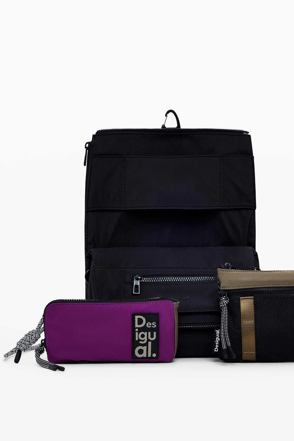 Desigual Modular Venice Bag In Purple