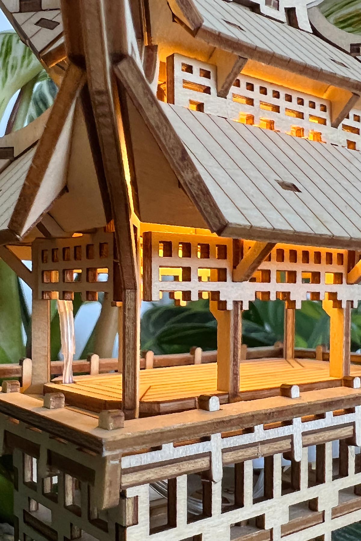 Tiny Treehouses Temple of Gratitude 3D Wooden Puzzle
