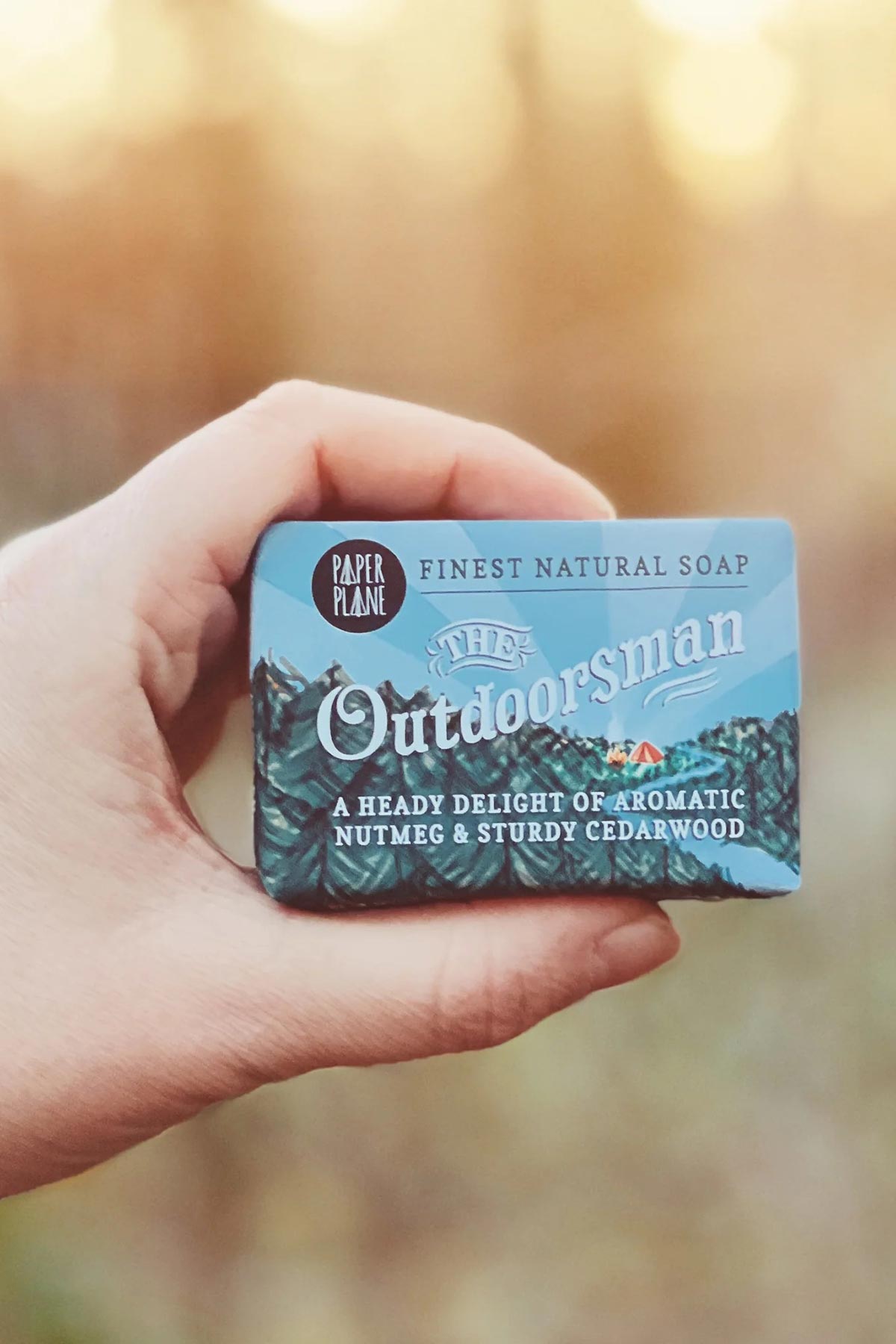 Paper Plane The Outdoorsman Soap 100% Natural Vegan