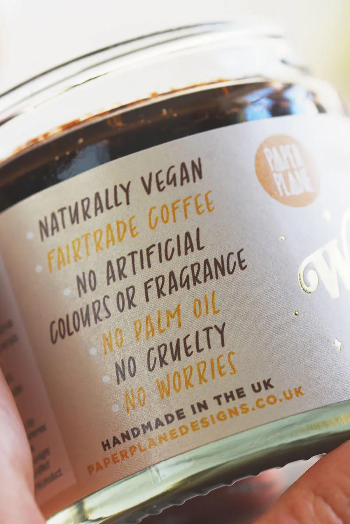 Paper Plane Wake Up Call Coffee Scrub