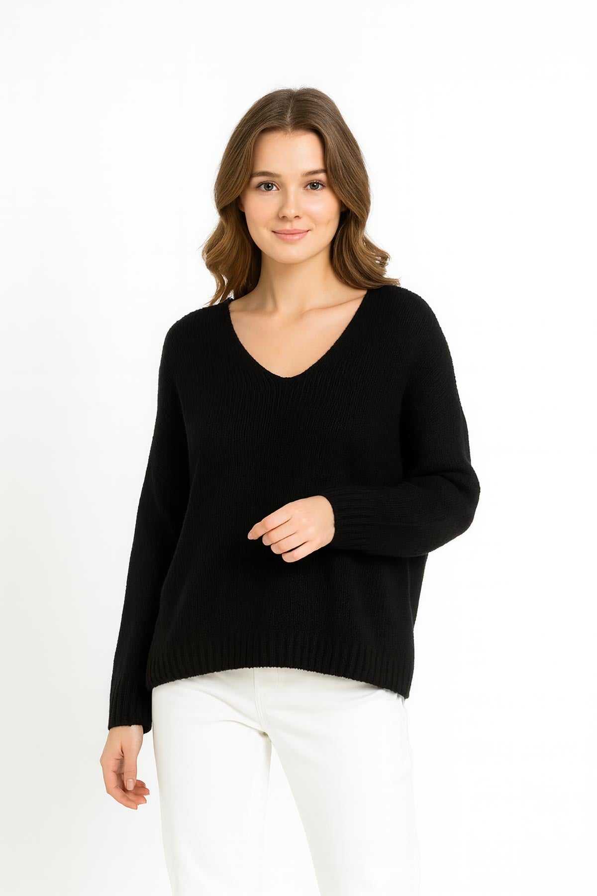 Urban Wild Woolly Jumper In Pitch Black