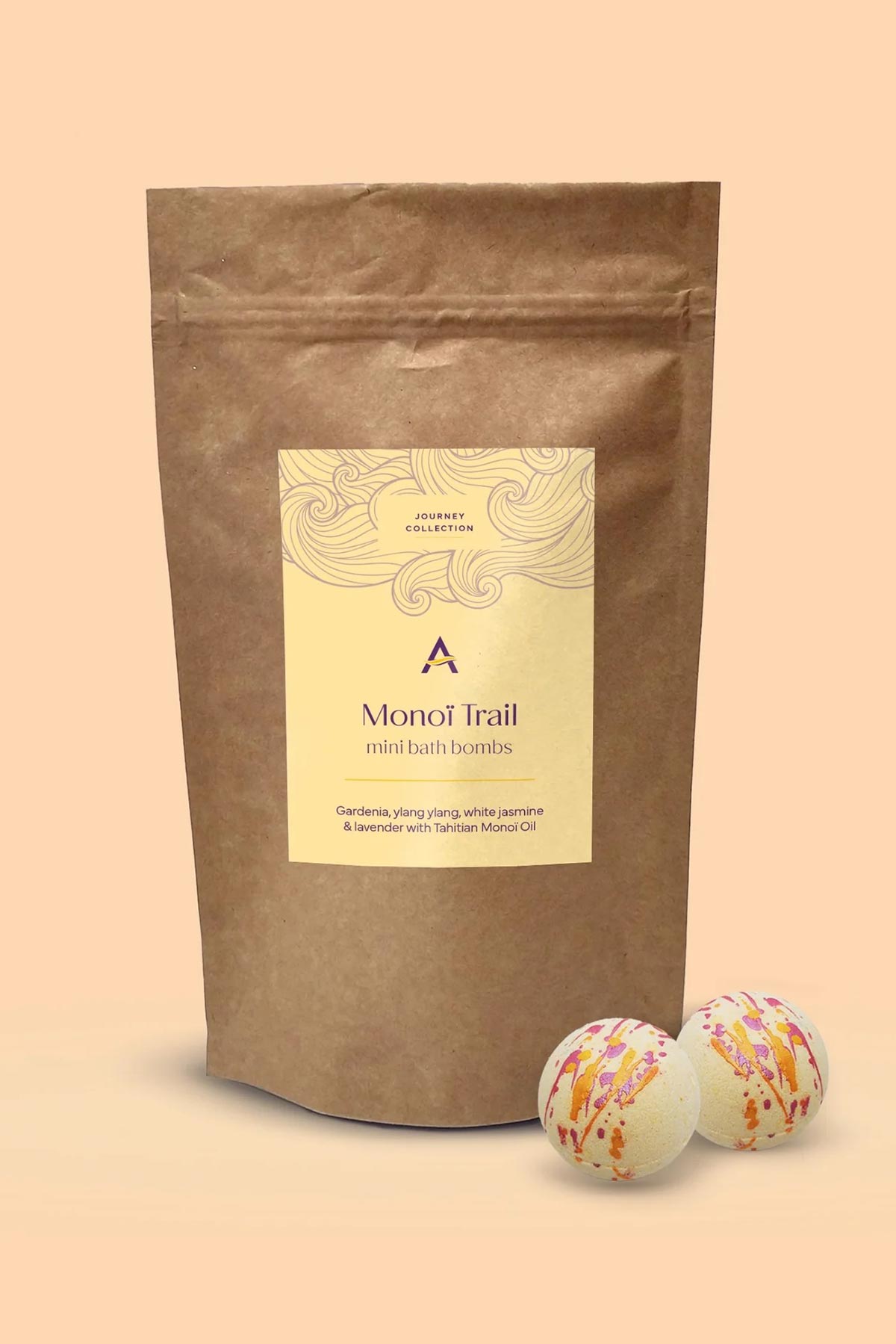 Ascent Monoi Trail mini exotic bath bombs