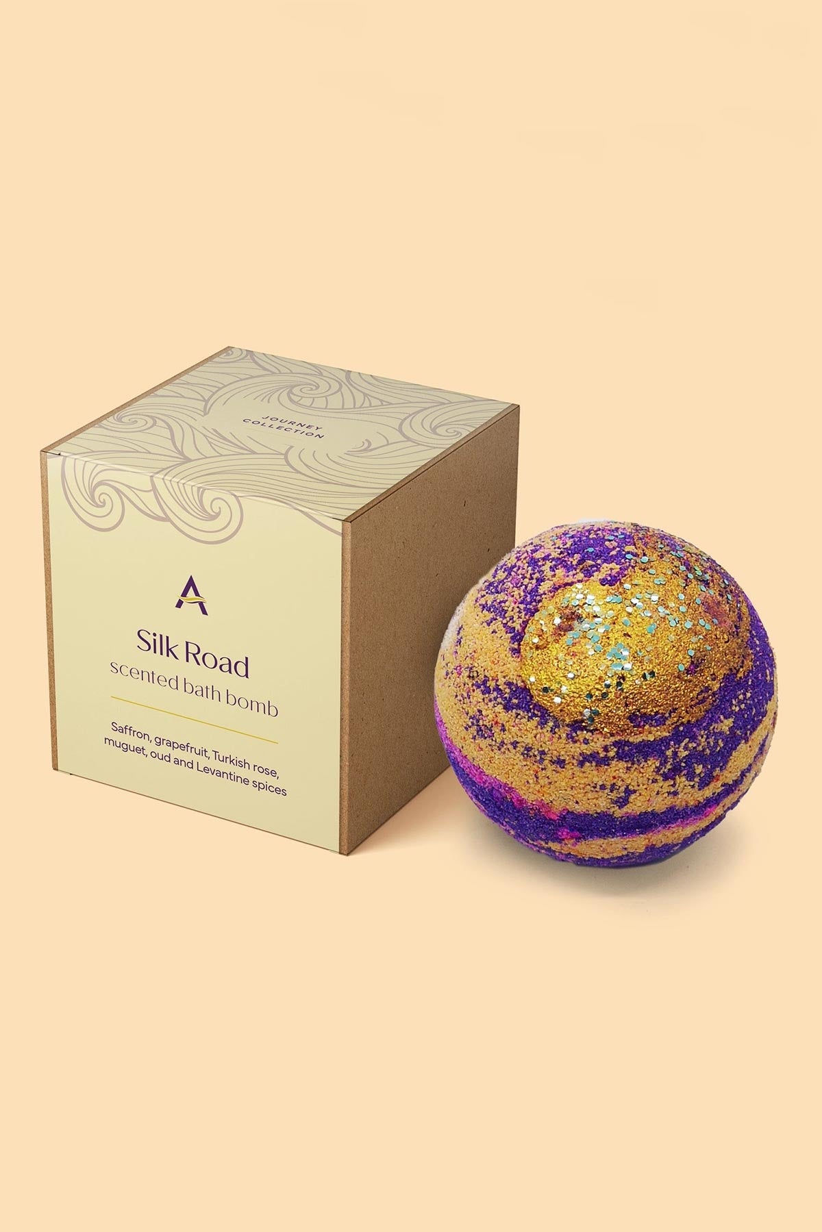Silk Road Exotic Oud Bath Bomb by Ascent Bath & Body