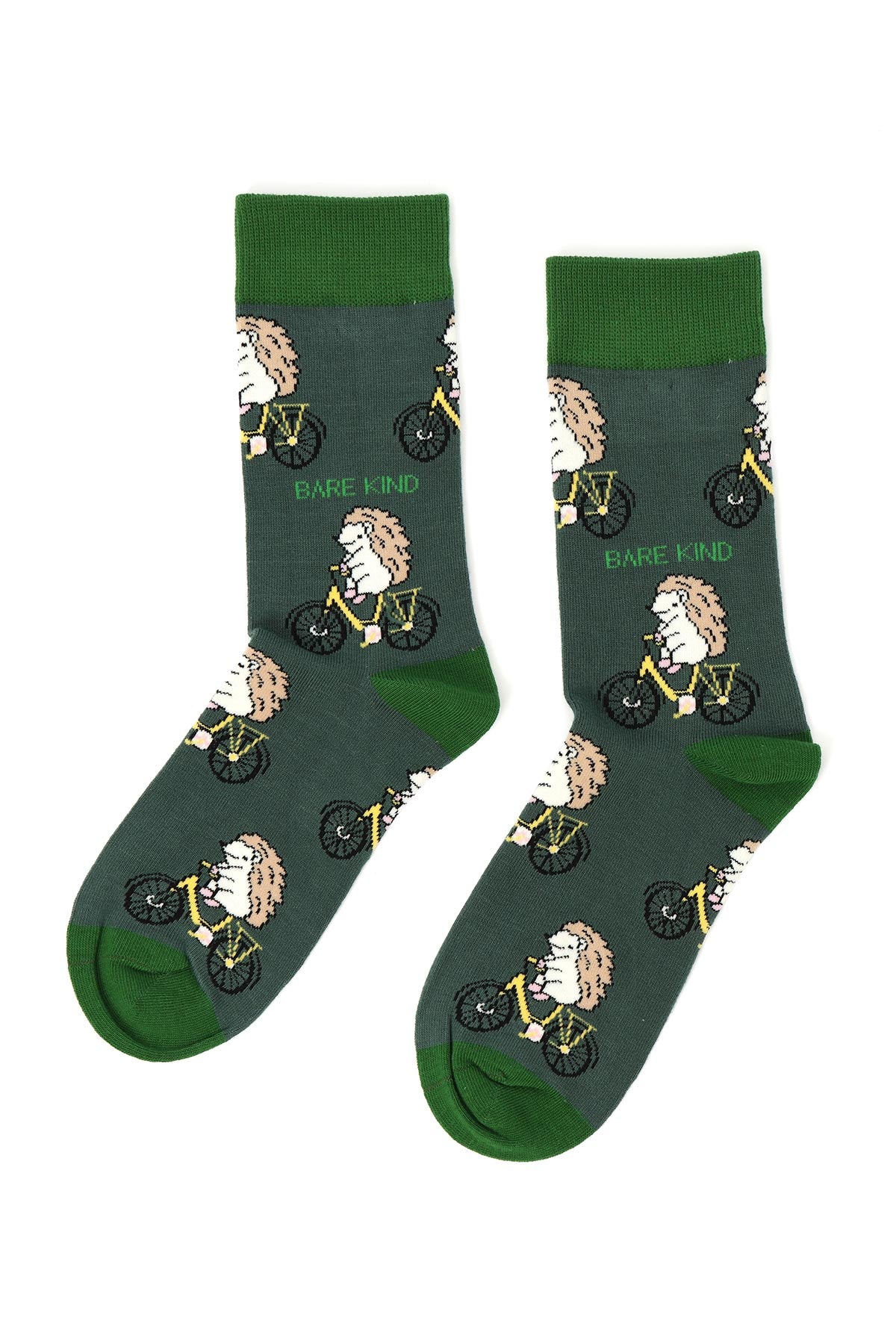 Eco bamboo sports hedgehog socks by Bare Kind