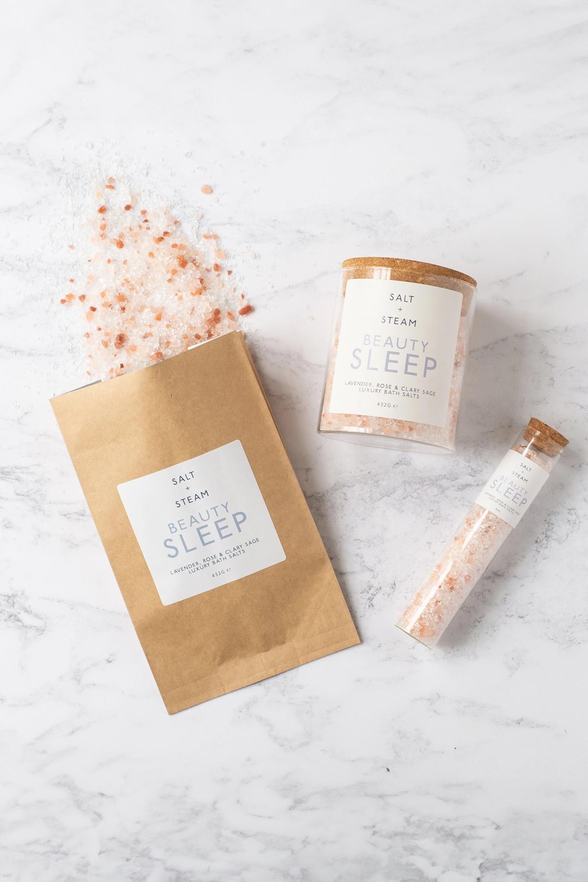 Beauty Sleep lavender and rose bath salts by Salt + Steam at Urban Wild