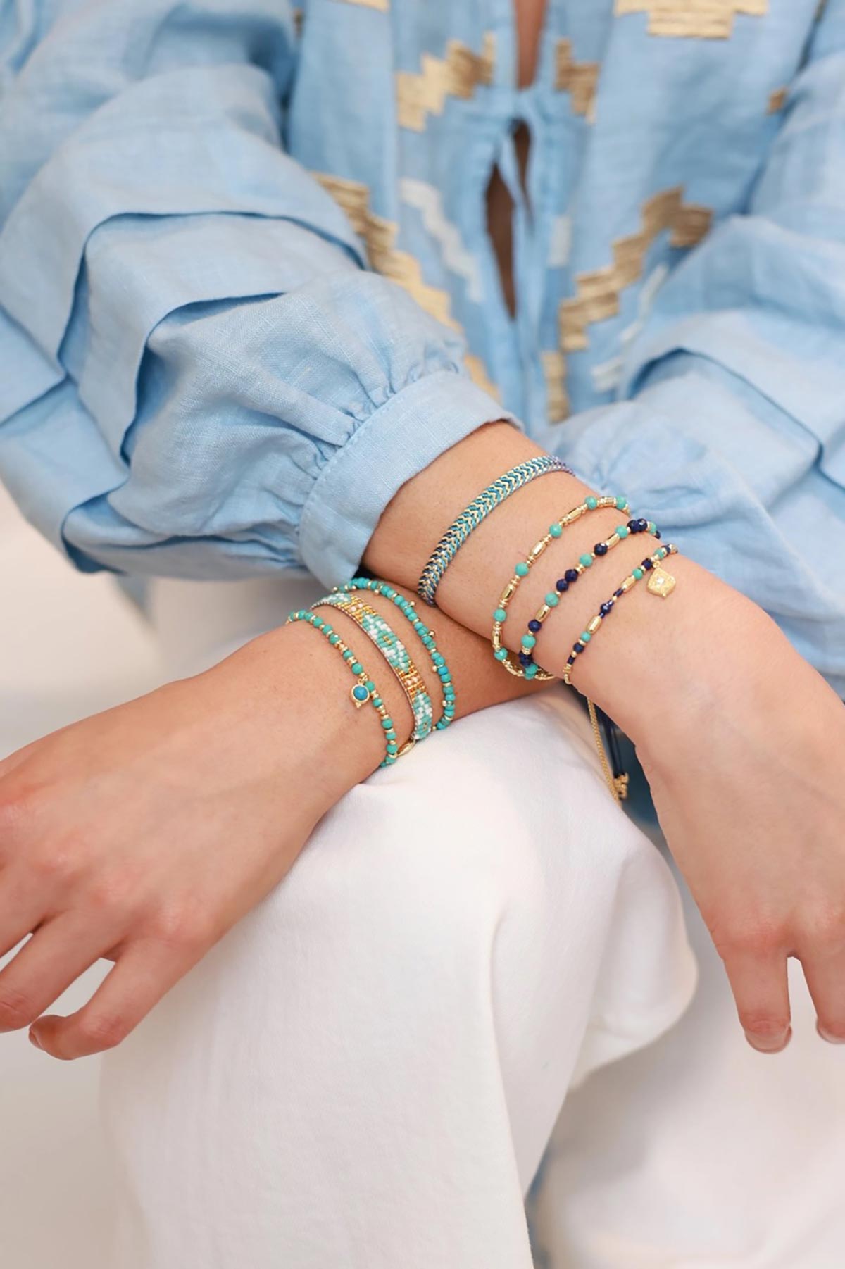 Boho Betty Iztac blue bracelet