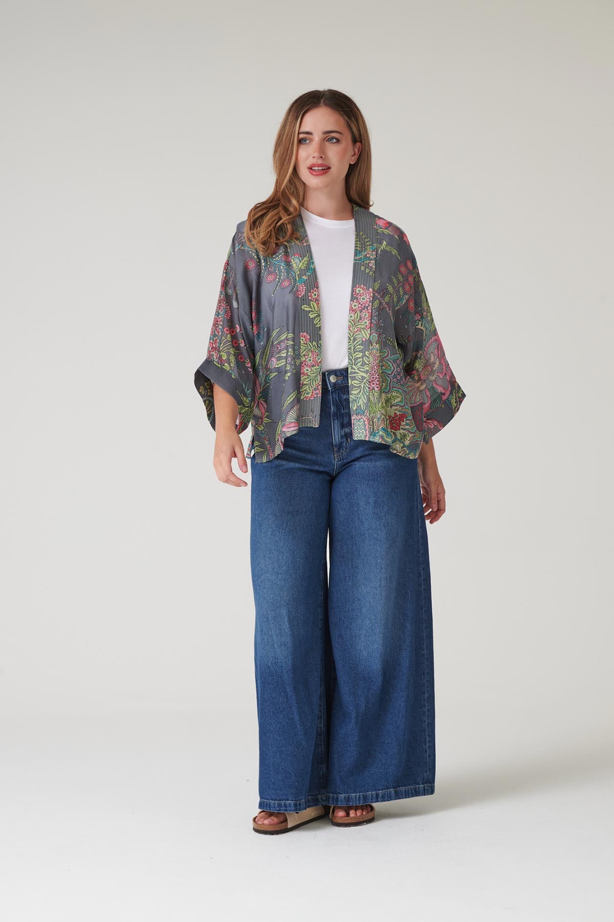 Contemporary British design flowing kimono
