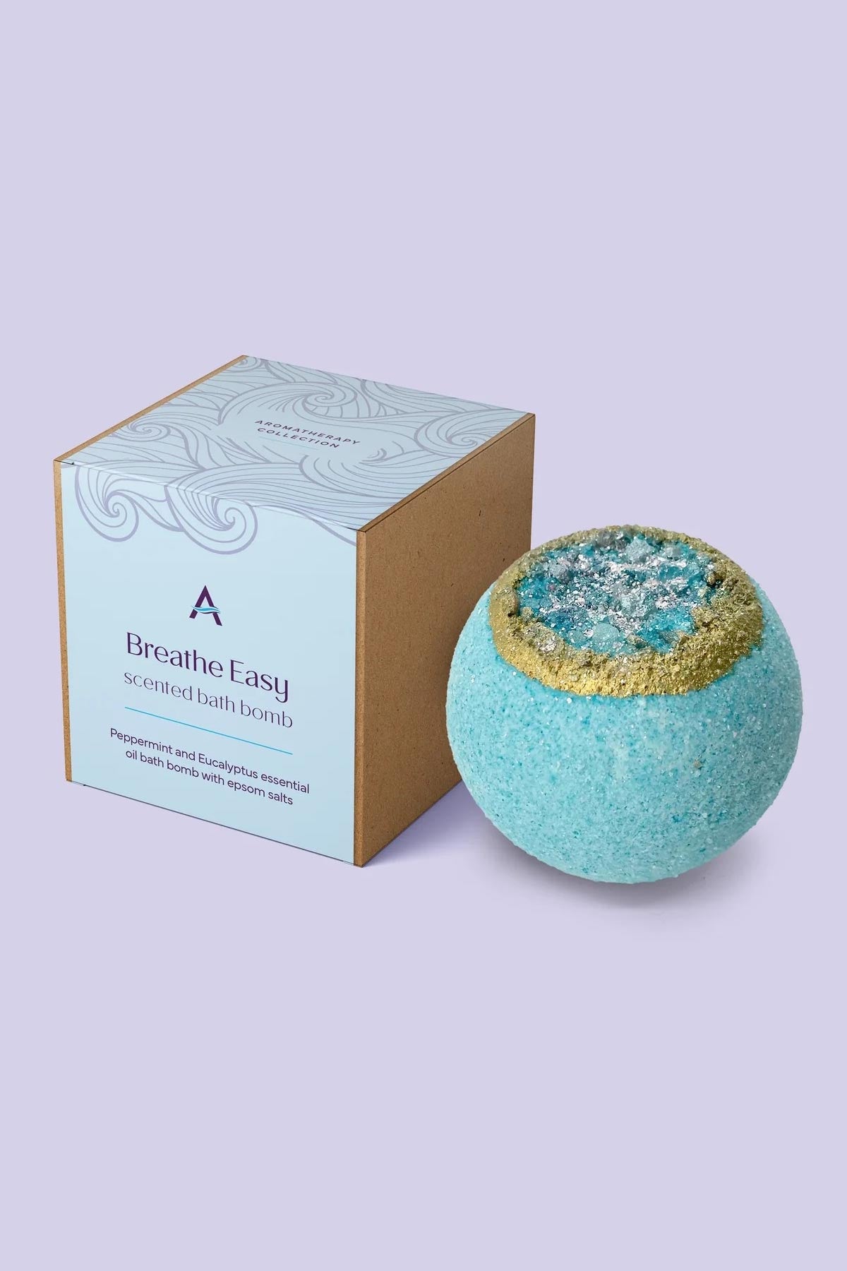 Peppermint and eucalyptus bath bomb by Ascent Bath & Body, available at Urban Wild