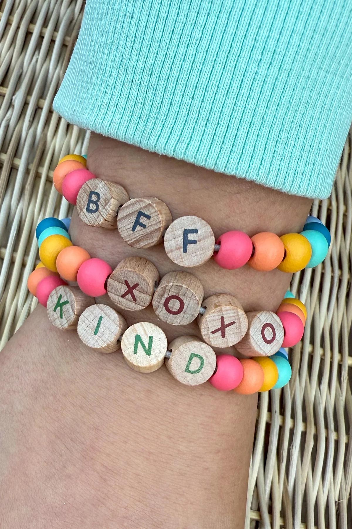 Cotton Twist Beaded BFF Friendship Bracelet Craft Kit lifestyle