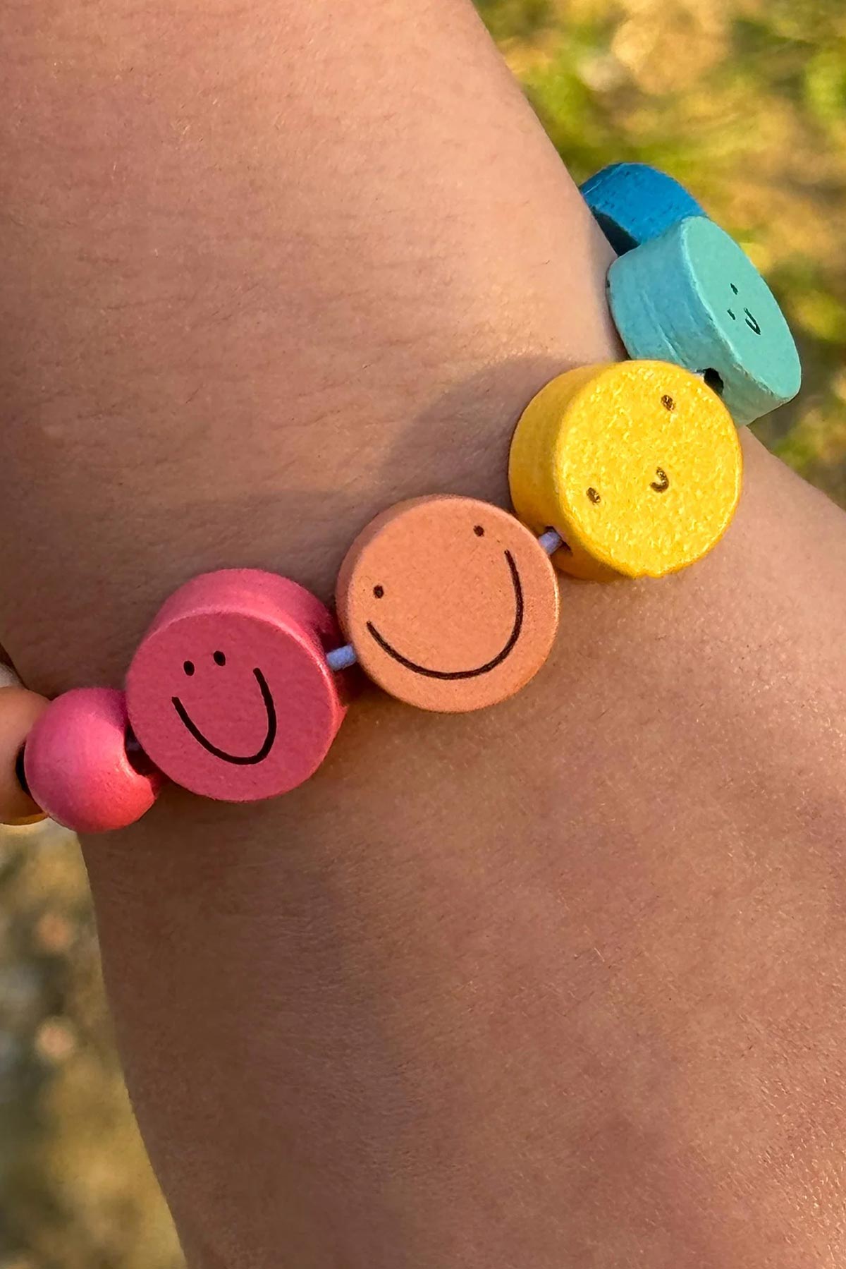 Plastic-free bracelet beading craft kit