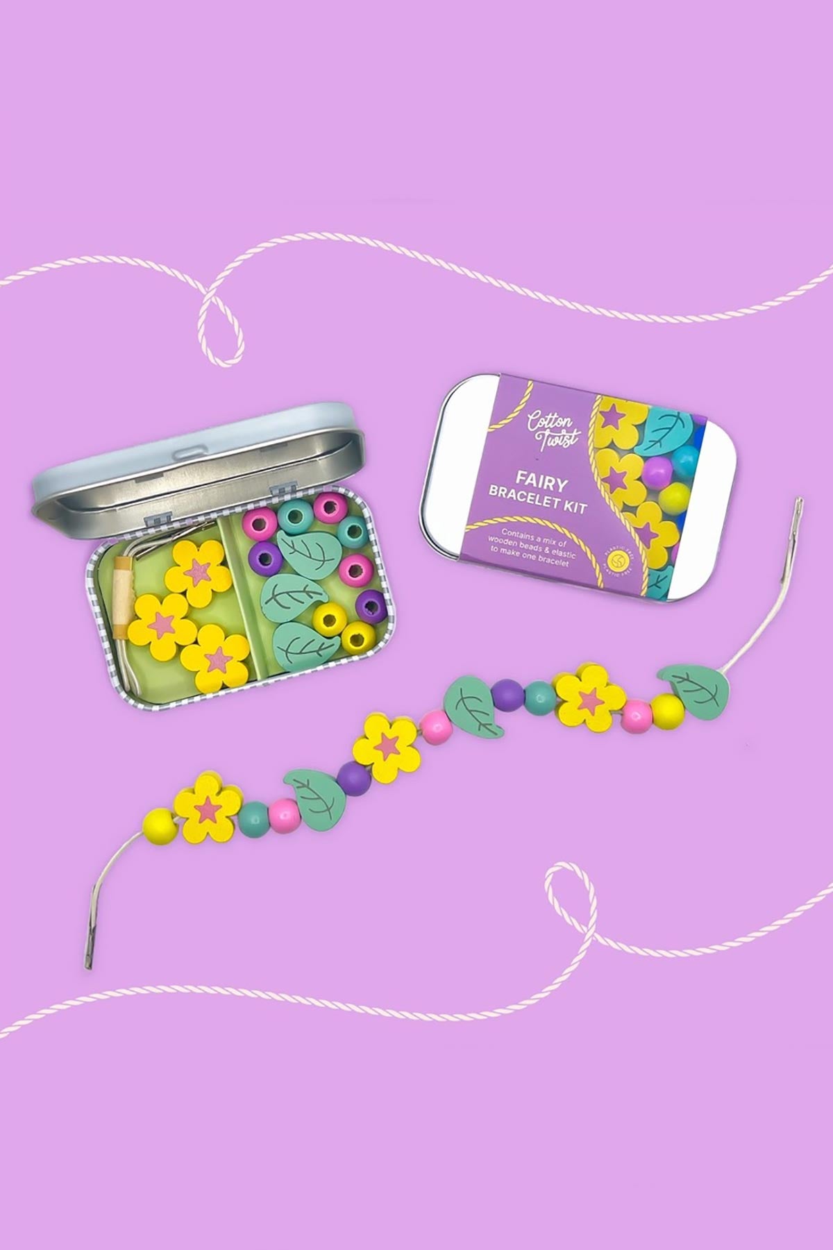 Sustainable fairy themed bracelet craft kit