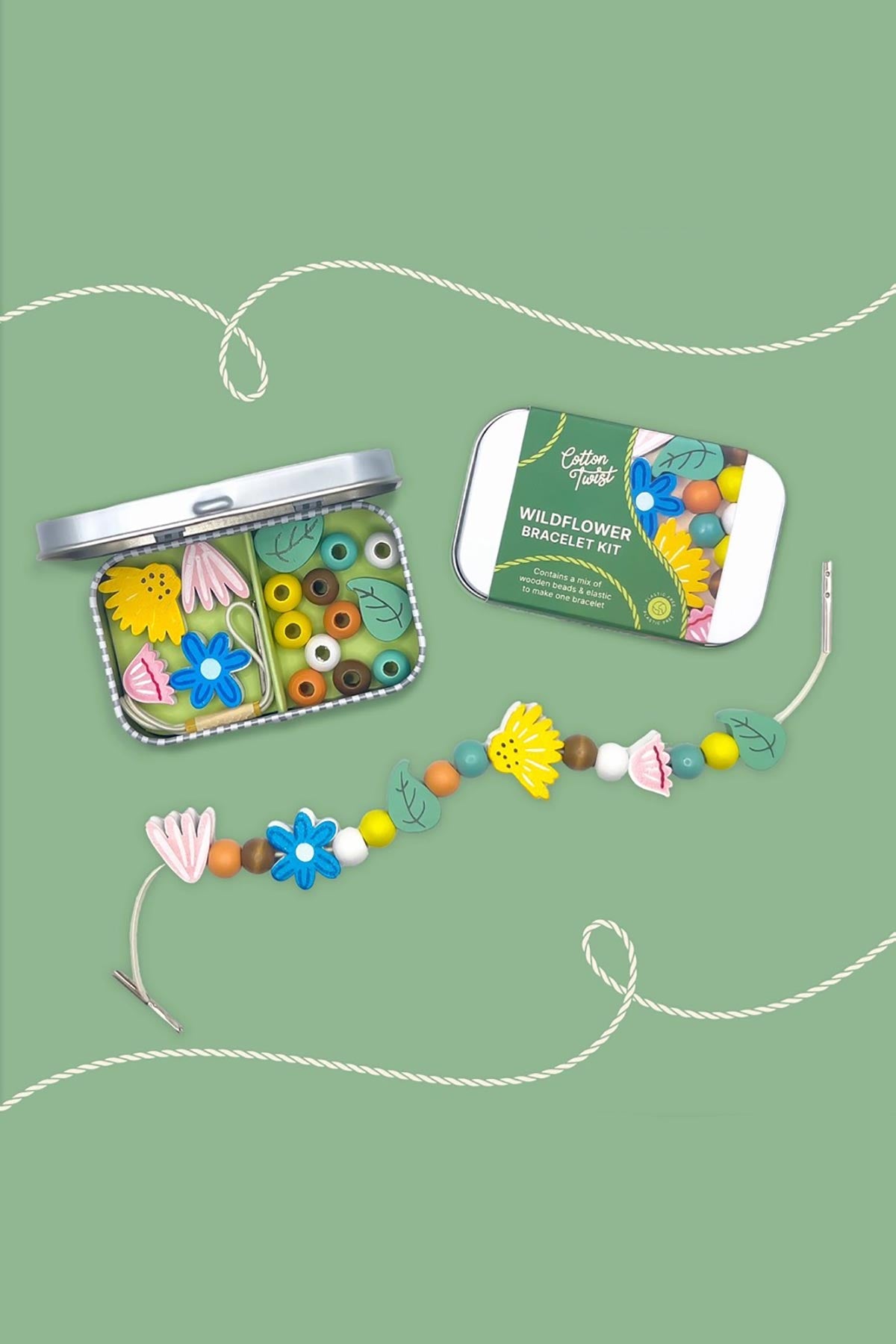 Wildflower bracelet gift kit for kids