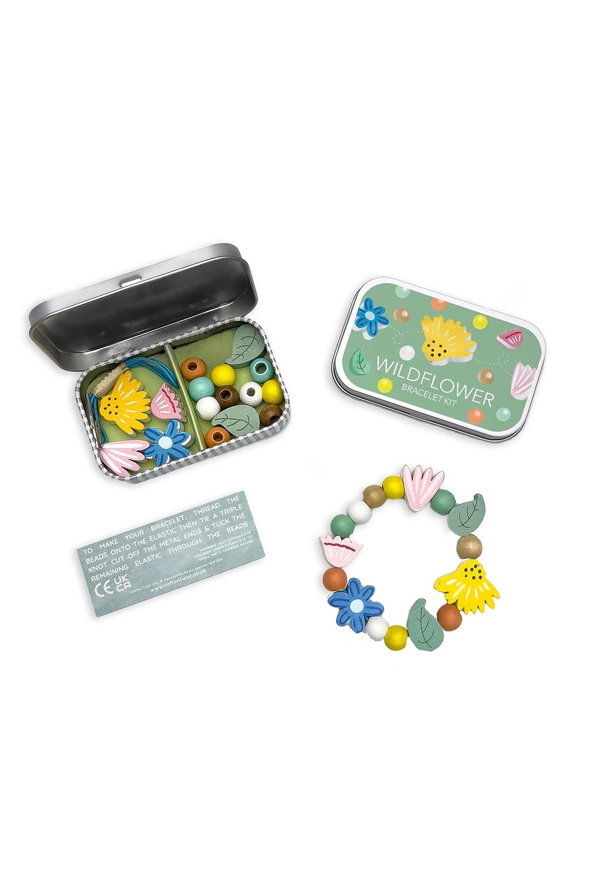 Cotton Twist Wildflower bracelet gift kit