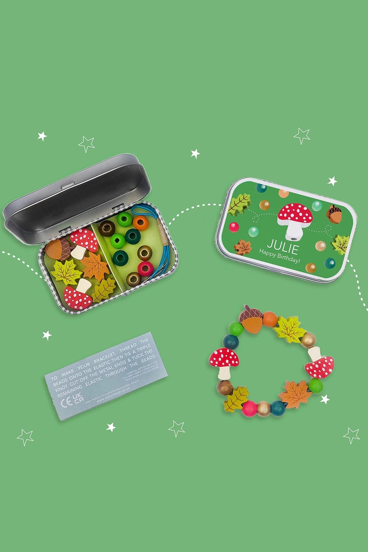 Cotton Twist Forest Bracelet Craft Kit