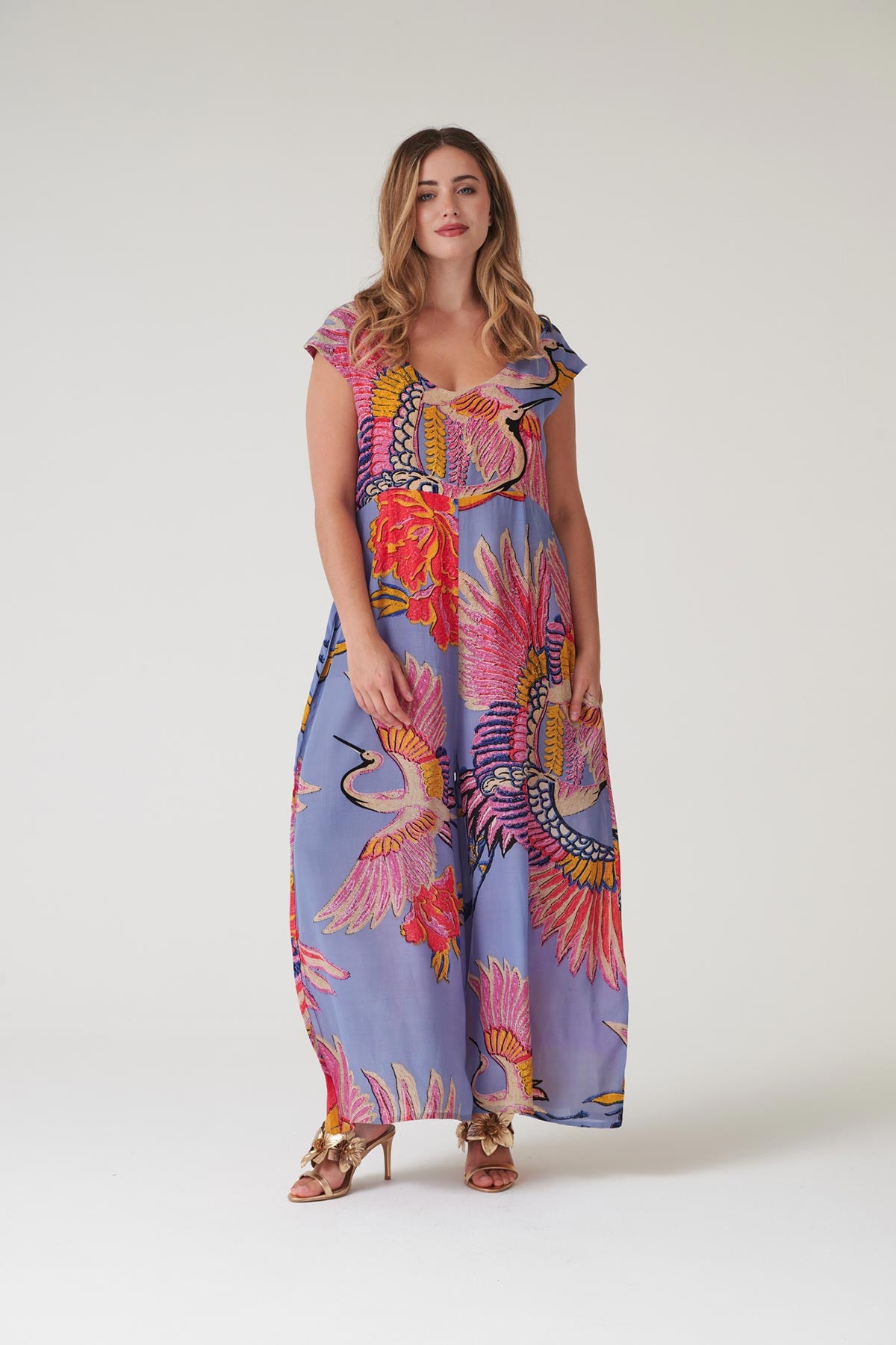 Lightweight statement fashion jumpsuit