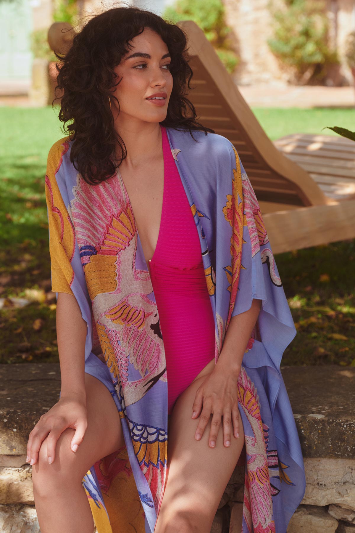 Crane Periwinkle throwover by One Hundred Stars at Urban Wild