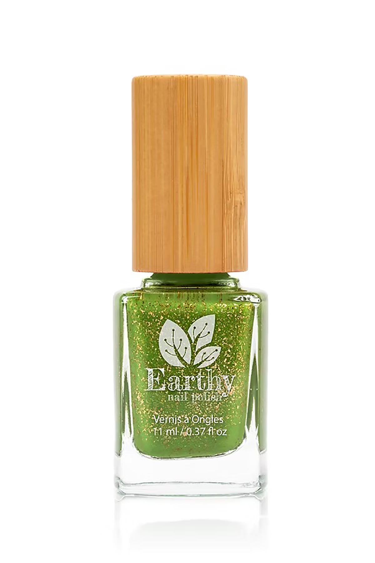Earthy Shimla Nail Polish bottle bamboo lid