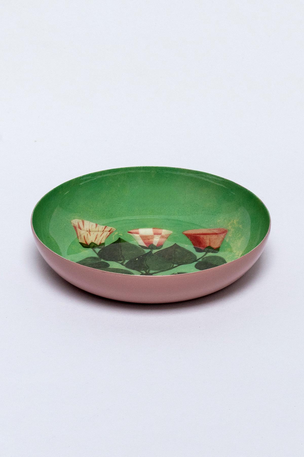 Festival of Flowers enamel tray by Roomytown