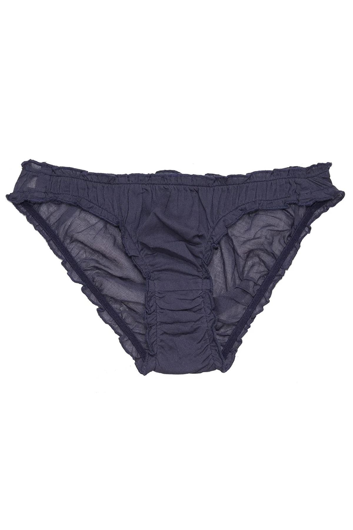 Flat lay of Simone Nuit organic cotton panties by Germaine Des Prés Paris