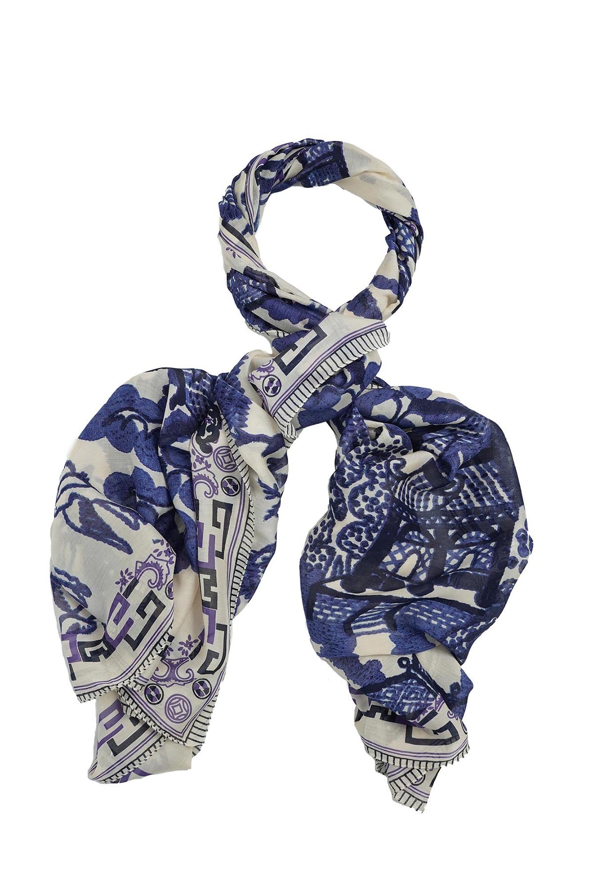 50% Lenzing Modal 50% Bemberg Cupro fashion scarf