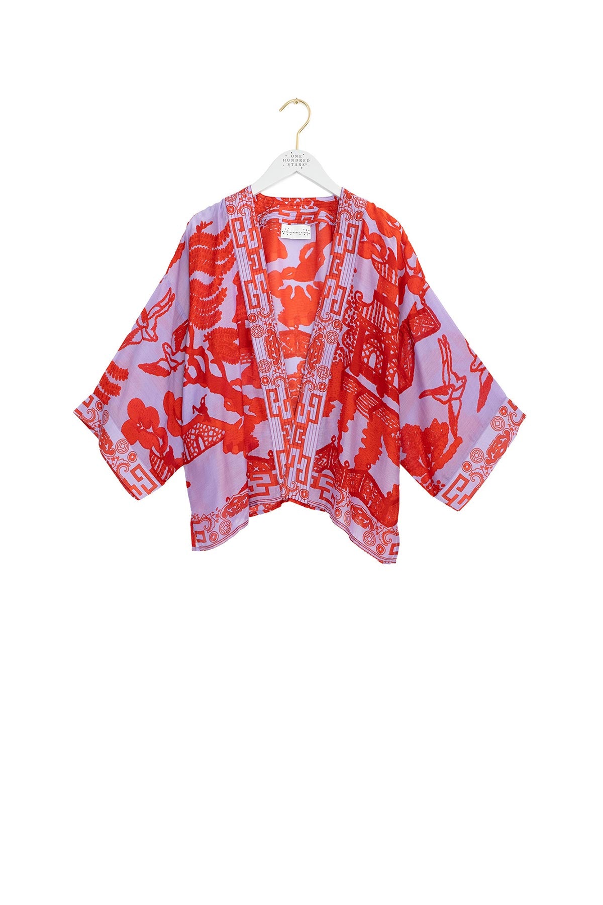 50% Lenzing Modal 50% Bemberg Cupro flowing kimono