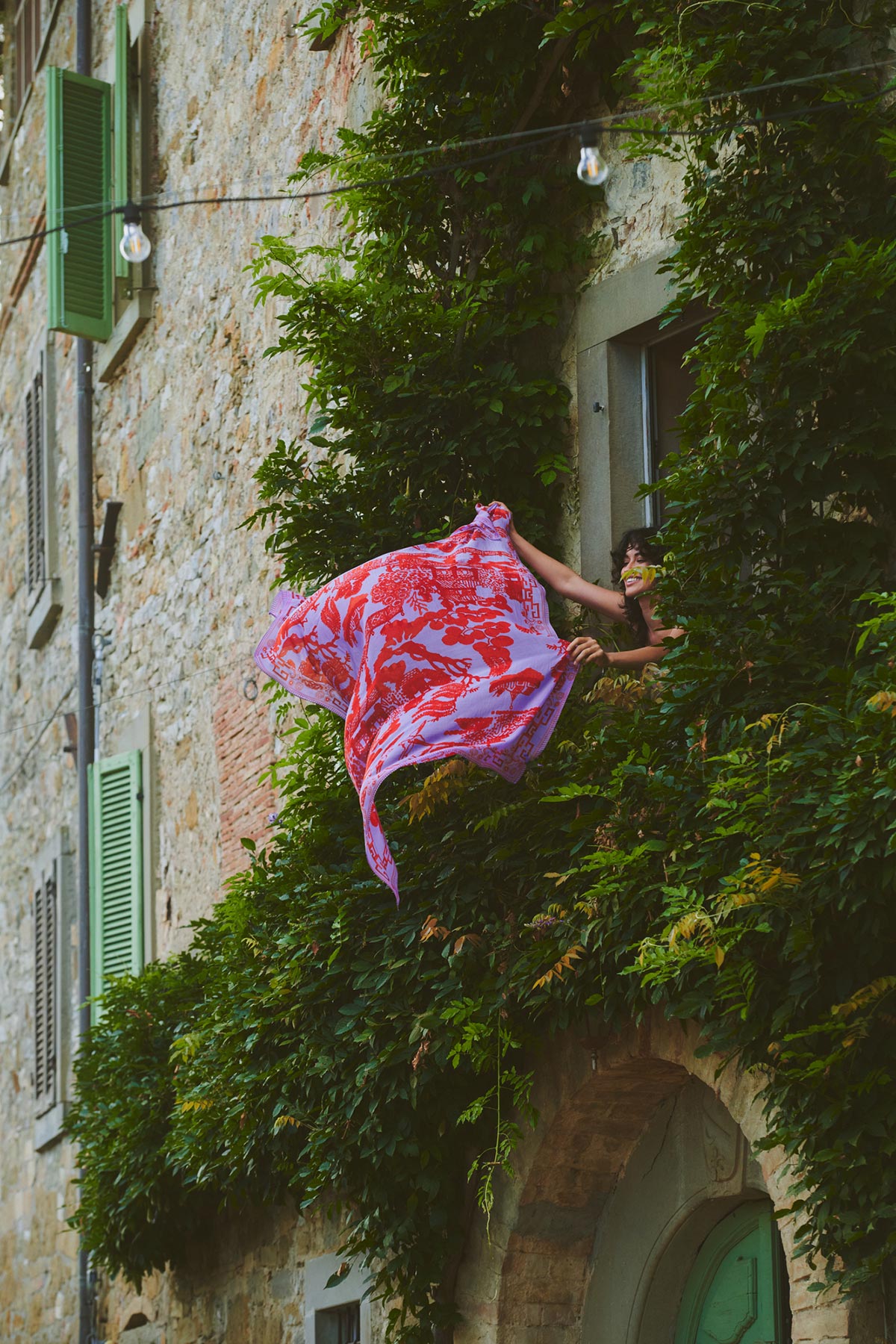 Design-led printed scarf curated by Urban Wild