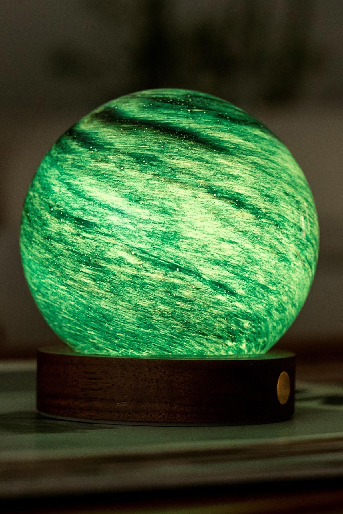 Gingko AstraGlass Mini Stellar Ocean glass lamp